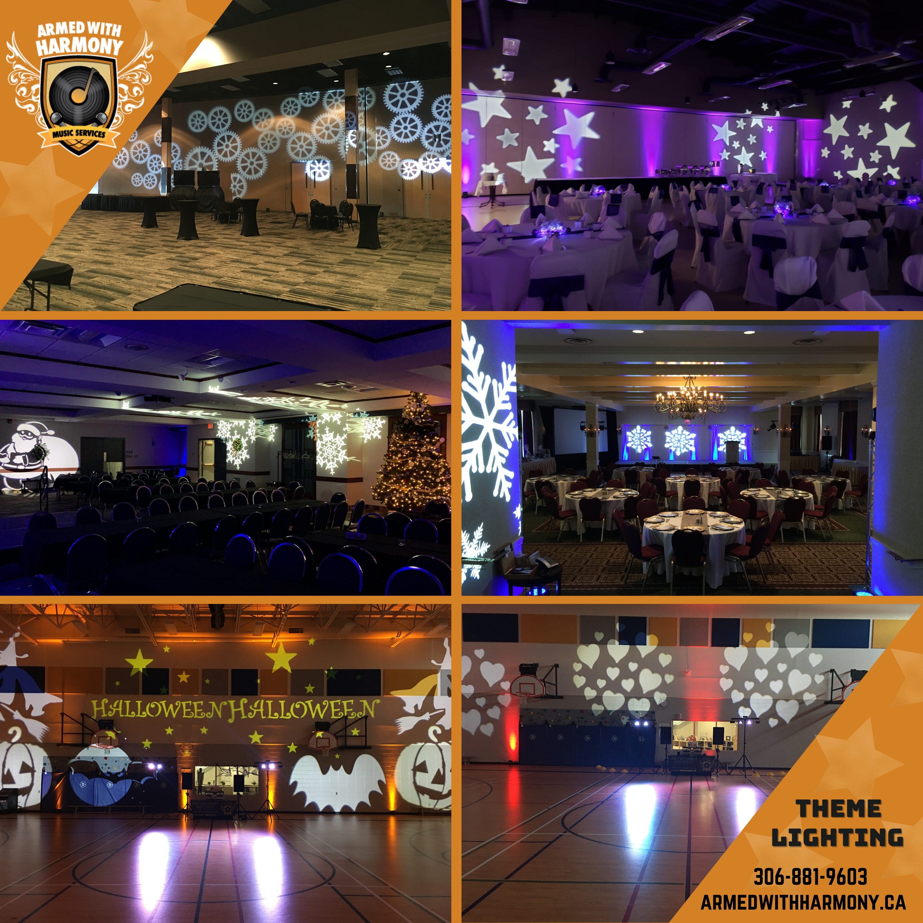 Saskatoon Monogram Lighting Rentals  Gobos For Wedding  Special Events Name In Lights Tips
