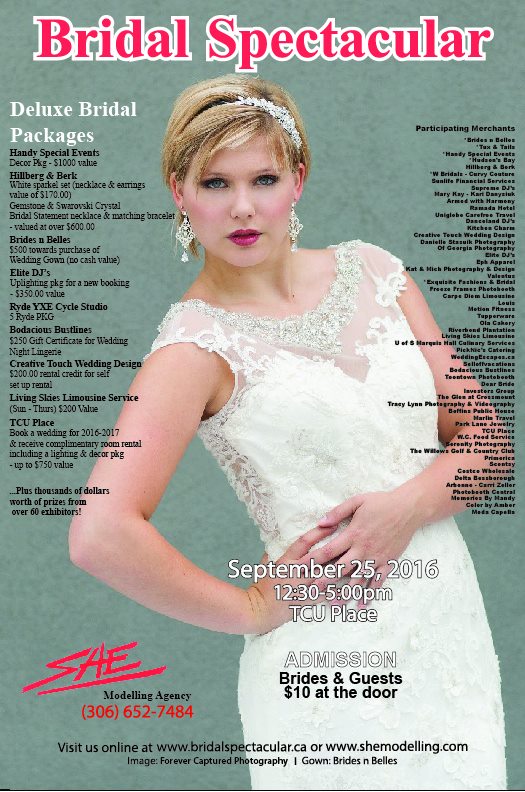 Bridal Spectacular - Saskatoon Bridal Show September 26th 2016 - Armed With Harmony Saskatoon DJ - Image 1