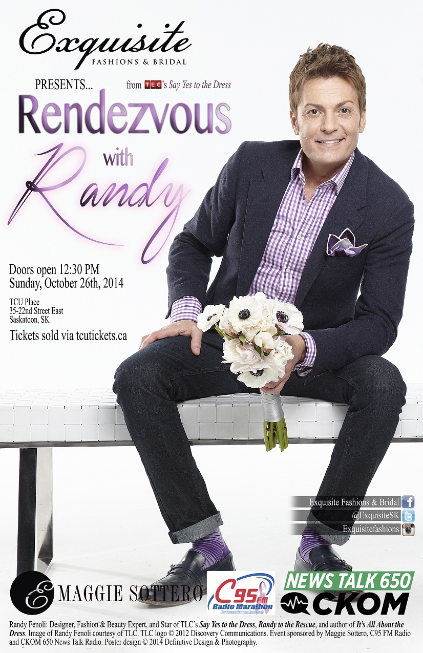 Randy from Say Yes To The Dress In Saskatoon! - Image 1