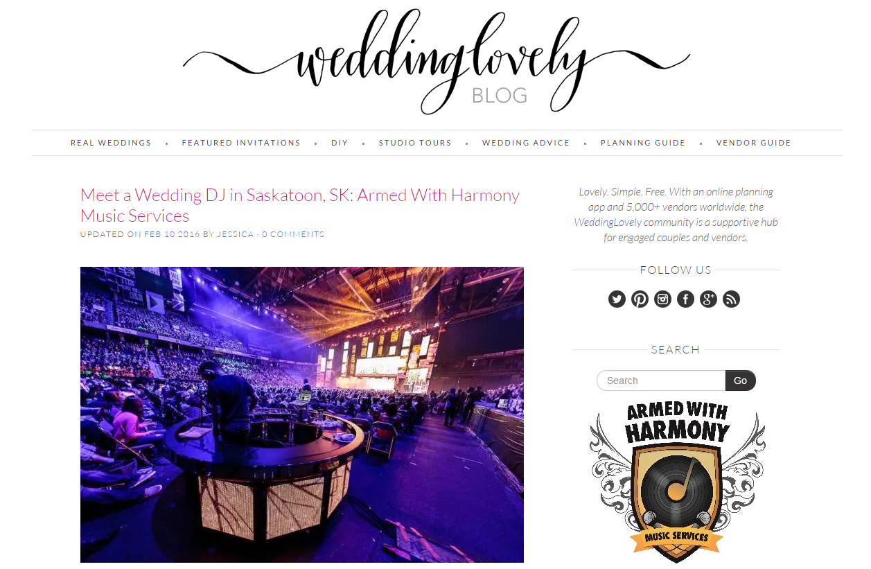 Wedding Lovely Feature Article - Image 1