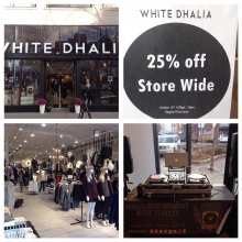 I'll be djing white dahlia from 4:30-10pm tonight for their 1st birthday! 25% off everything store wide!