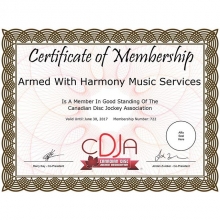 We Are a Full Licensed, Legal, Insured and Trusted Saskatoon DJ & Entertainment Company! #ArmedWithHarmony