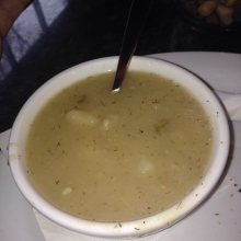 Dill pickle soup!
