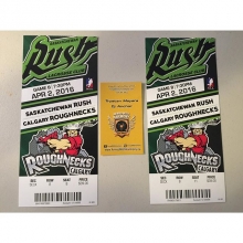 2 FREE Tix to This Saturday April 2nd Saskatchewan Rush Game! Like, Comment, Share & Tag A Friend for a max of 4 entries per person! Draw Made Sat @ Noon. Tix will be at will call need Photo ID for pick up. www.ArmedWithHarmony.ca