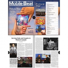 Saskatoon DJ Anchor featured in Mobile Beat Magazine
The Worlds Biggest Mobile & Club DJ Mag
For Full Article Click Here> <a href=http://www.mobilebeat.com/emagscurrent/169/ target=_blanc>http://www.mobilebeat.com/emagscurrent/169/</a>