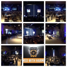 More than just dj services. Audio video, backdrops, lighting and voice over work. #ArmedWithHarmony