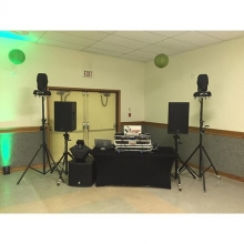 Dj Anchor in hafford, sk for a small town wedding tonight! We travel to make your wedding dance one to remember! www.ArmedWithHarmony.ca