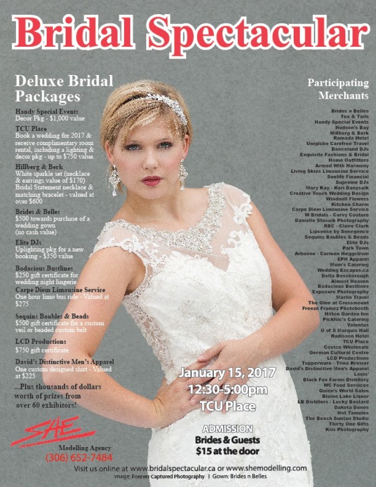 Saskatoon Bridal Spectacular @ TCU Place Armed With Harmony