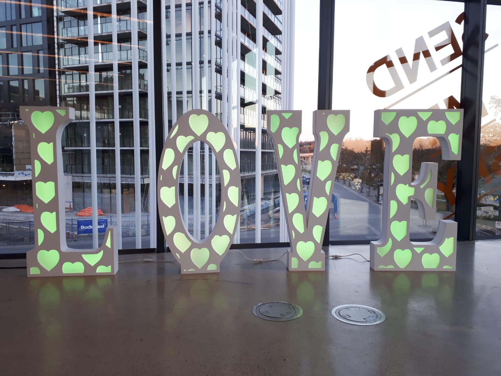 LED Light Up Marquee LOVE Letters