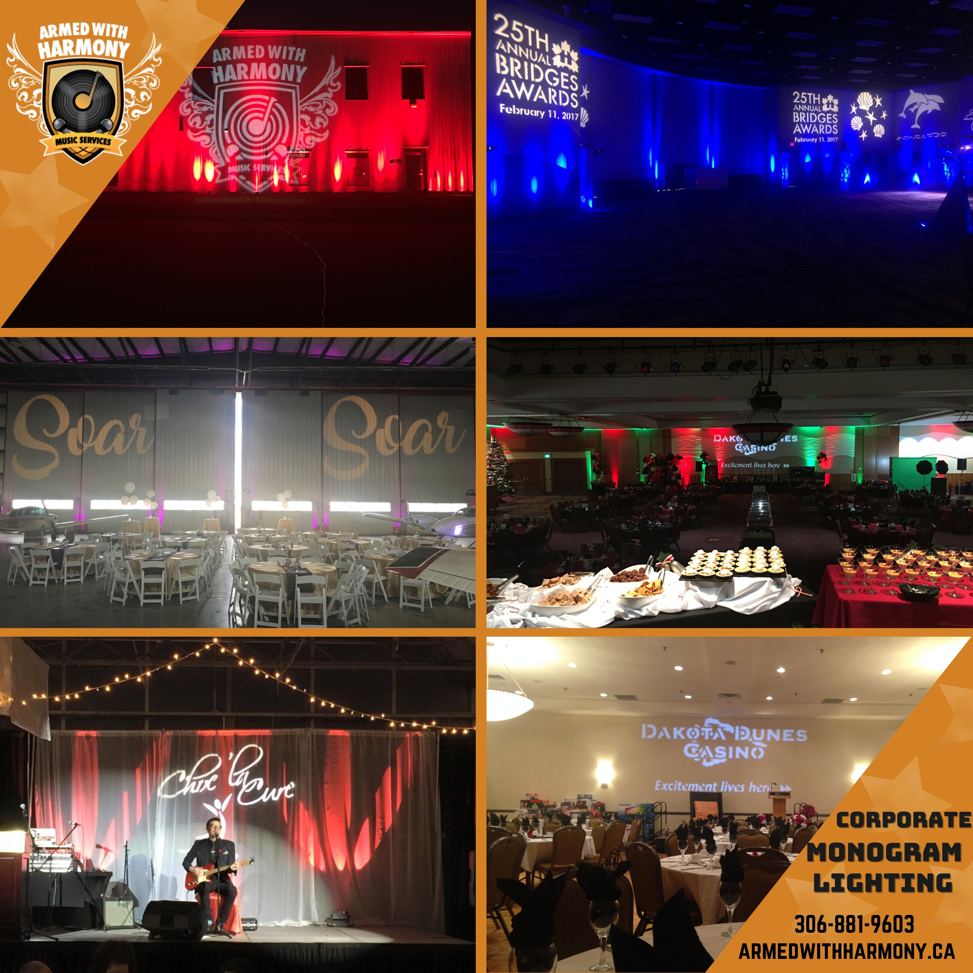 Corporate Monogram Lighting