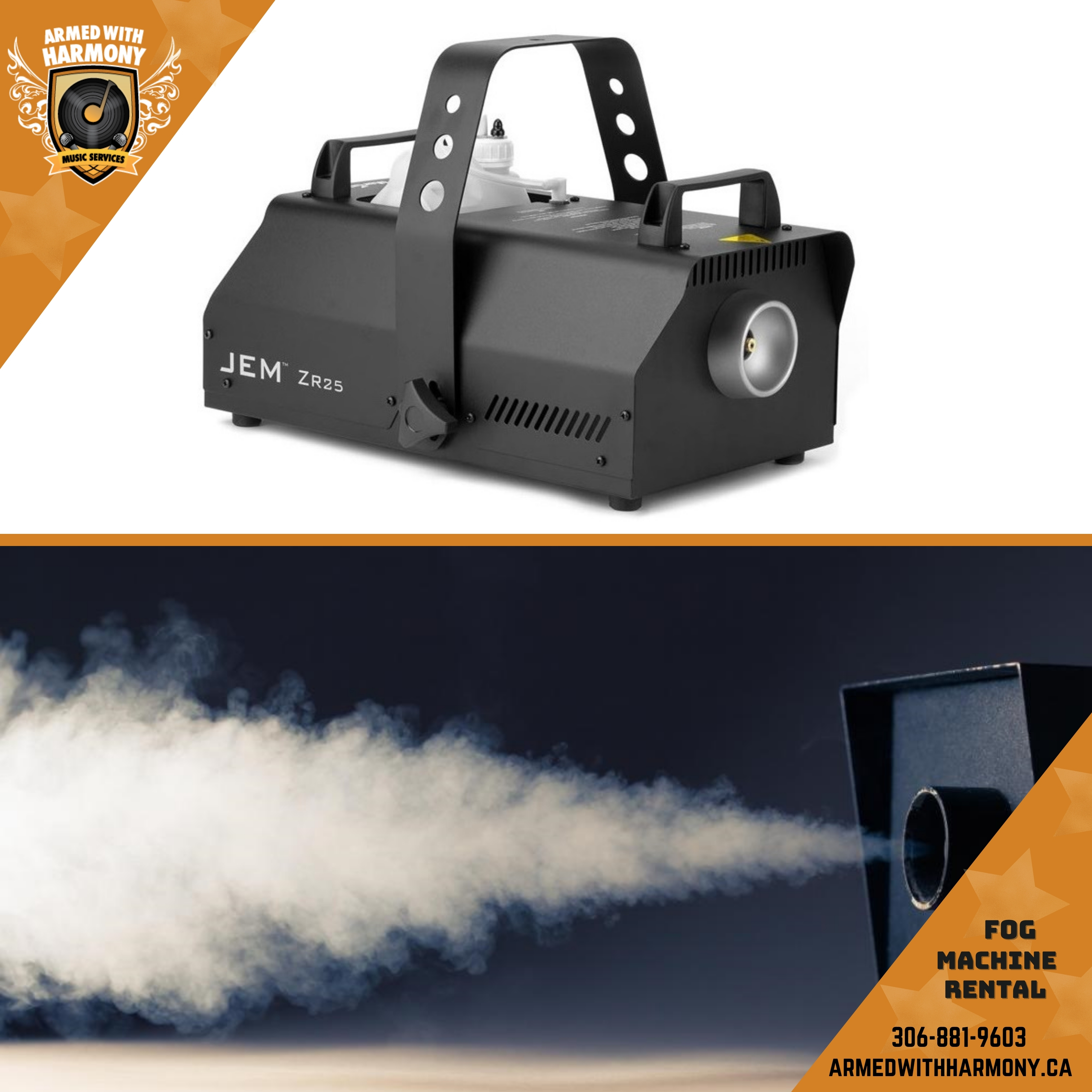 Saskatoon YXE Fog Smoke Machine Rental Fogger