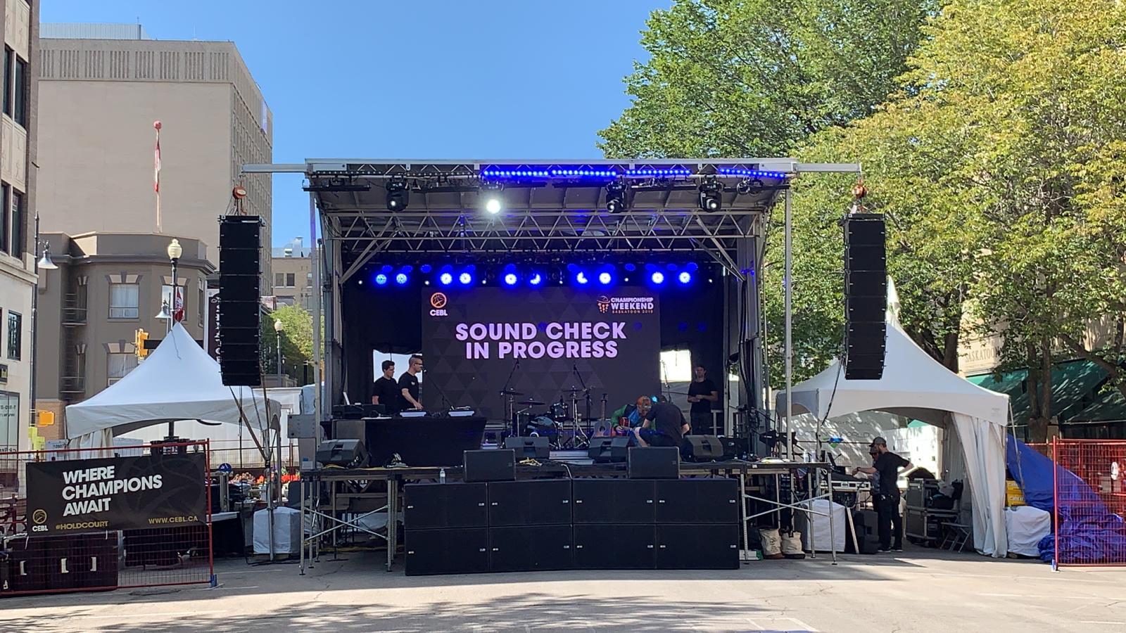 Saskatoon YXE Sound System Rentals  Line Array  Concert Music Festival Audio