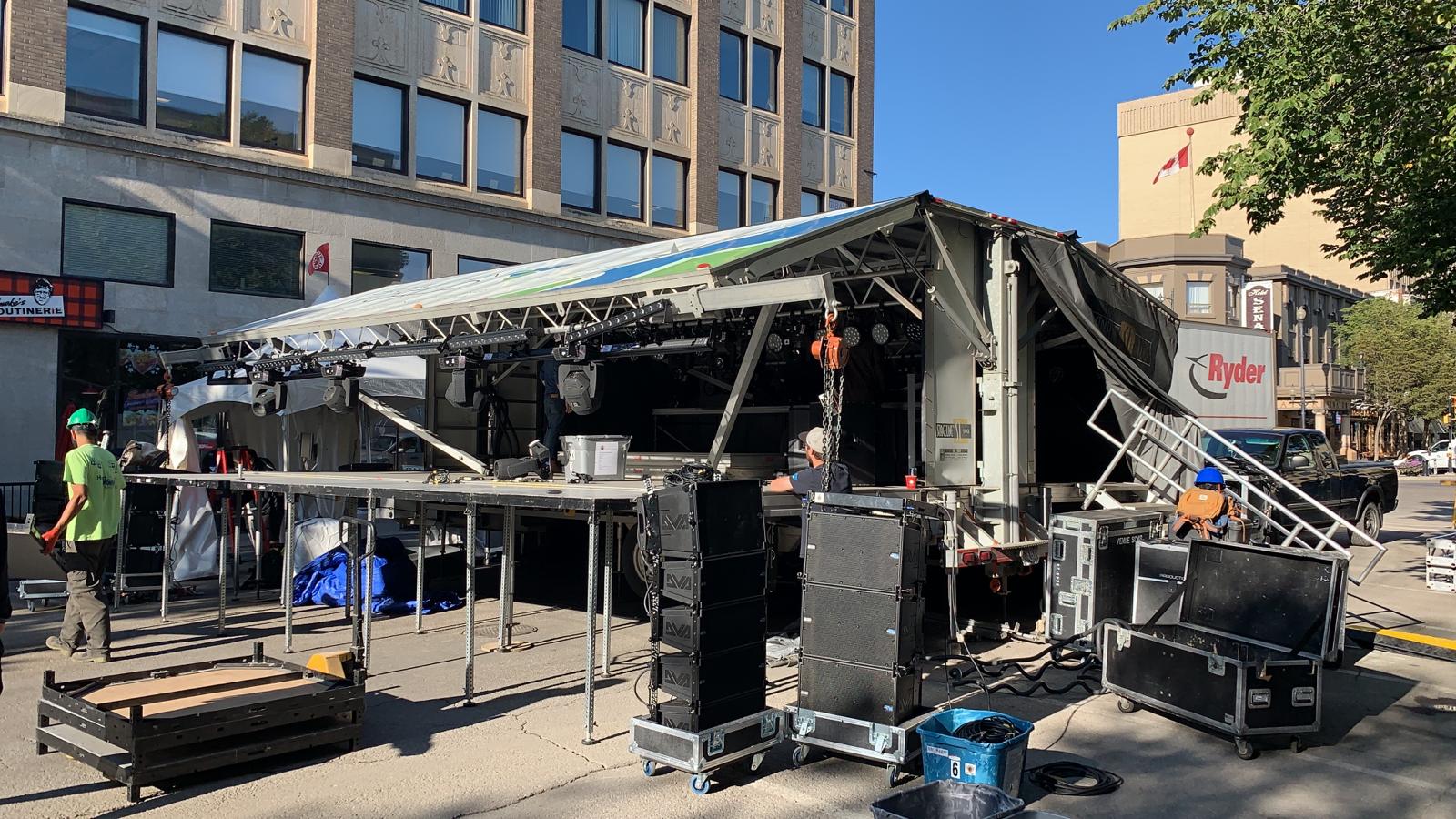 Saskatoon YXE Sound System Rentals  Line Array  Concert Music Festival Audio