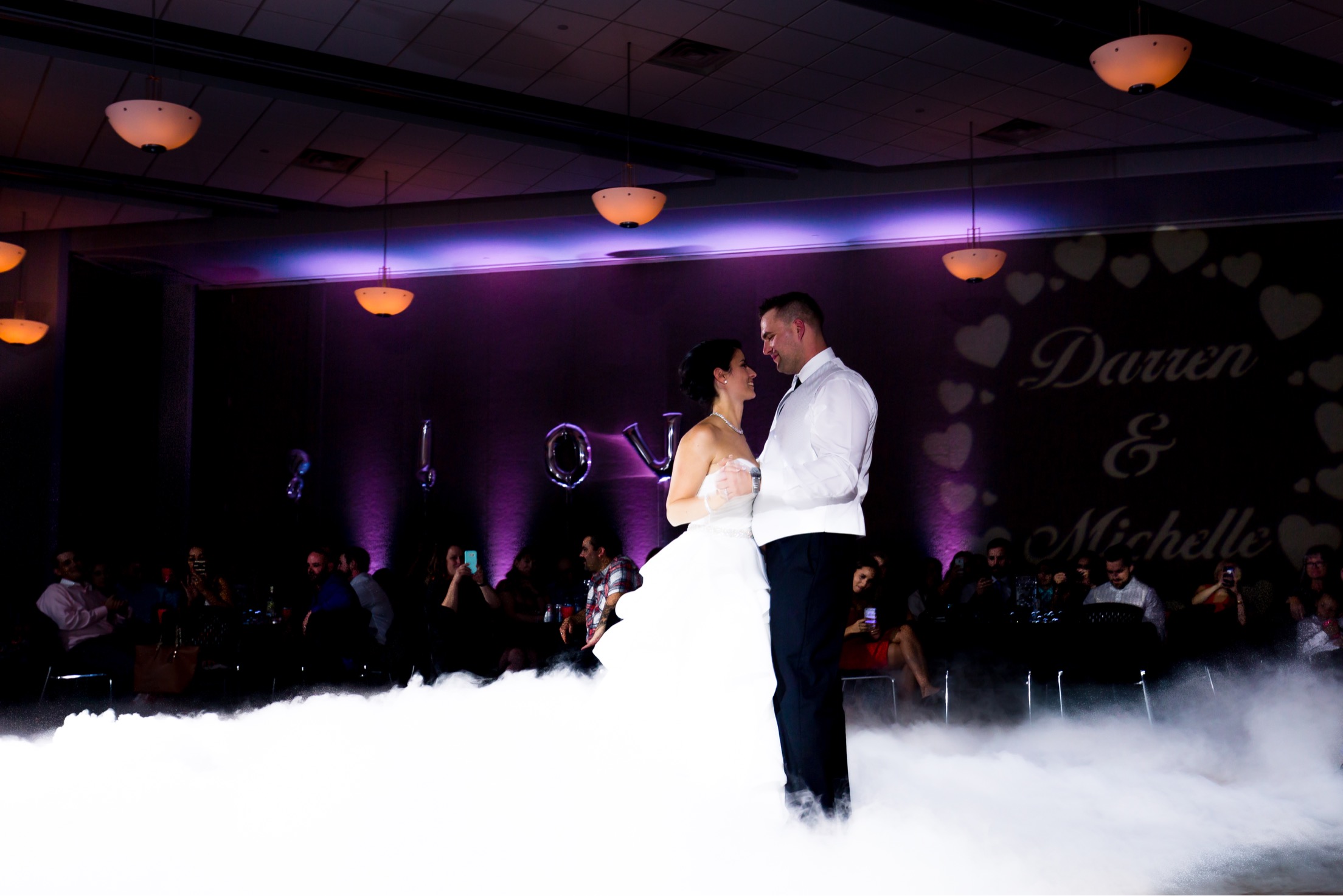 Saskatoon YXE Wedding DJ 1st First Dance On A Cloud Special Effect Rental
