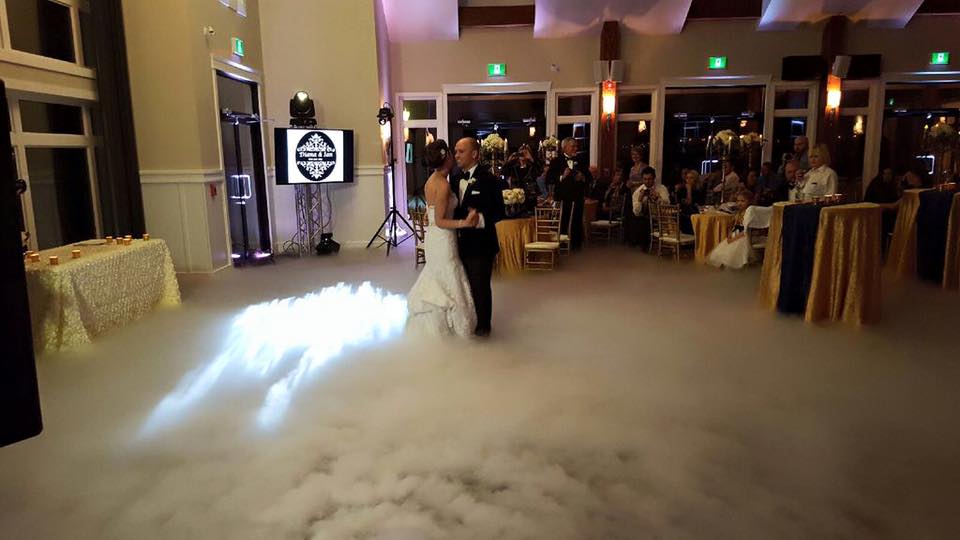 Saskatoon YXE Wedding DJ 1st First Dance On A Cloud Special Effect Rental