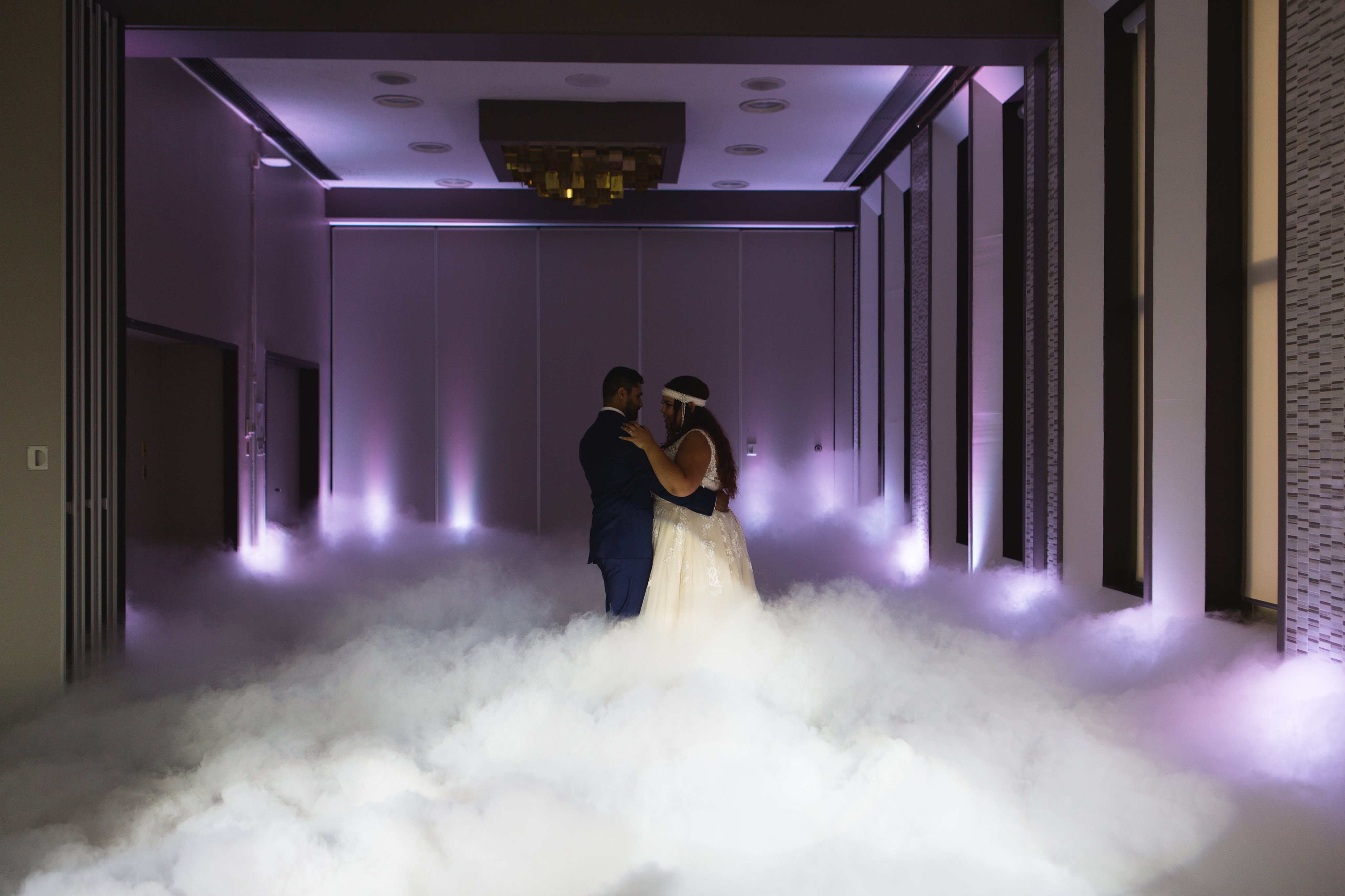 Saskatoon YXE Wedding DJ 1st First Dance On A Cloud Special Effect Rental