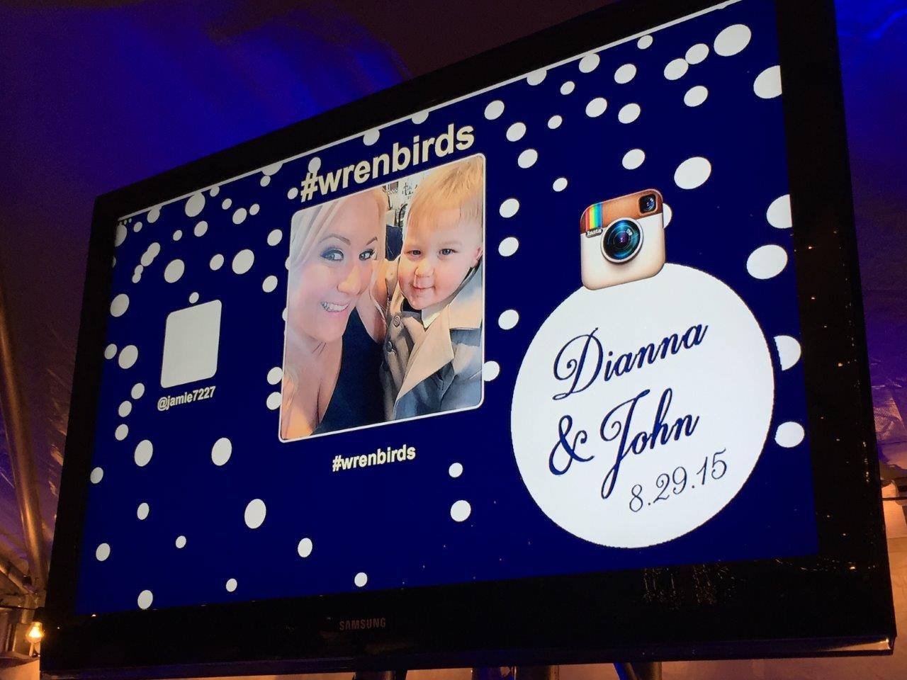 Social Media Wedding Slide Show