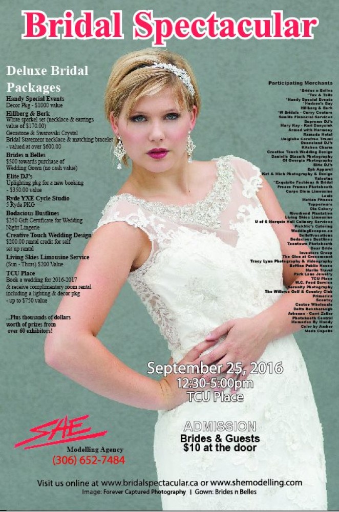 Bridal Spectacular - Saskatoon Bridal Show September 26th 2016 - Armed With Harmony Saskatoon DJ