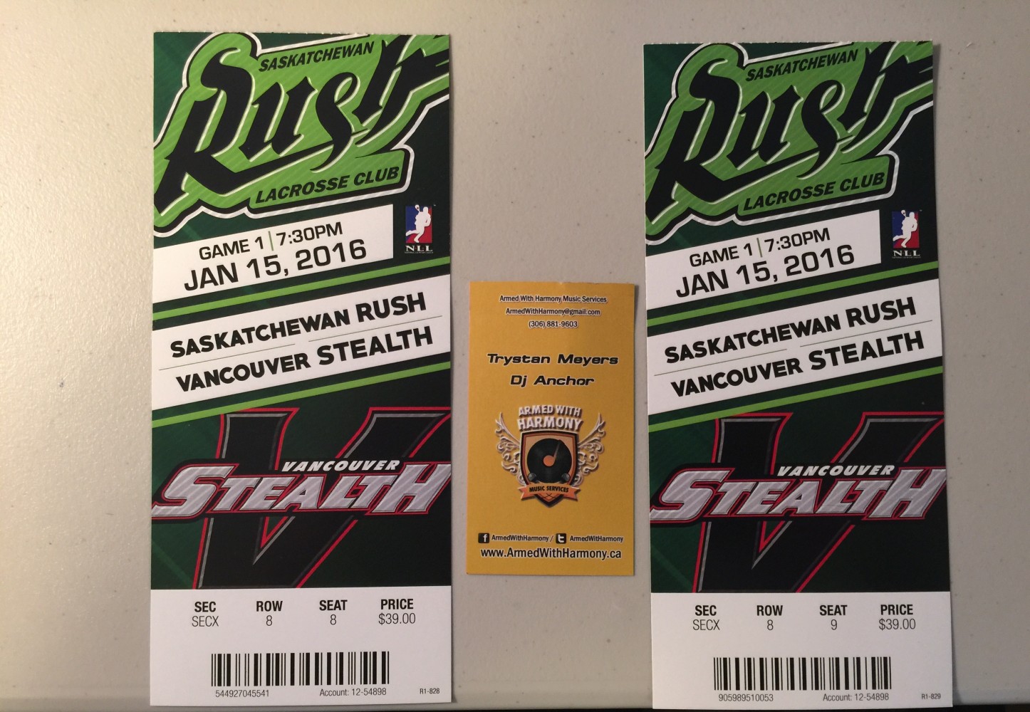 Free Tickets To Saskatchewan Rush Lacrosse, Saskatoon SaskTel Center - Armed With Harmony