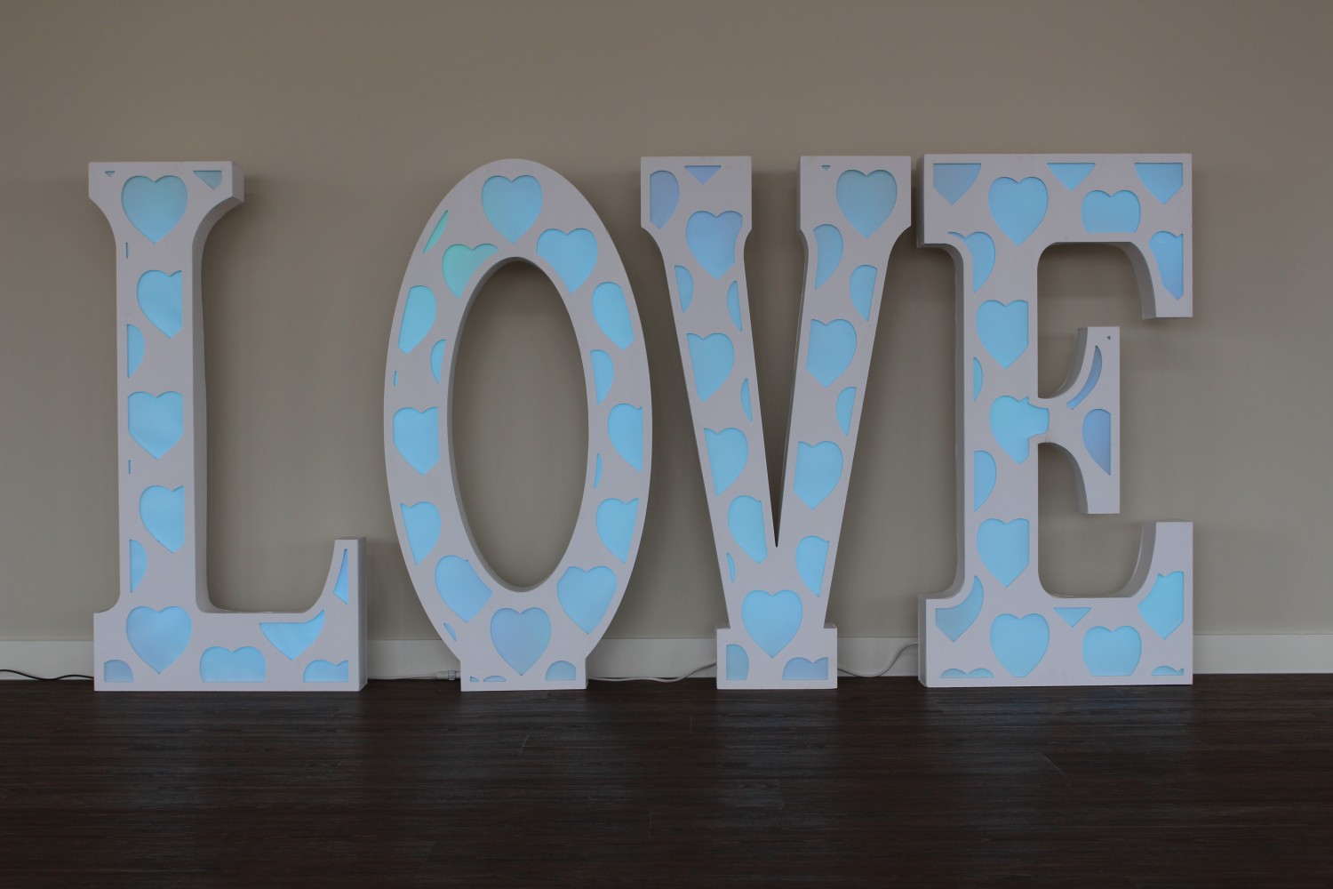 LED Light Up Marquee LOVE Letters