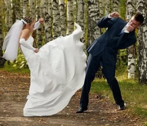 Talk About A Courageous Bride
