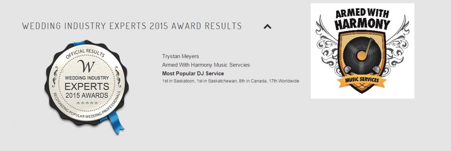 Wedding Industry Expert Awards Winners 2015!