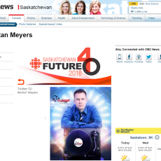 CBC Future 40 Saskatoon Saskatchewan - Dj Anchor Armed With Harmony