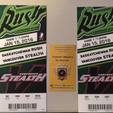 Free Tickets To Saskatchewan Rush Lacrosse, Saskatoon SaskTel Center - Armed With Harmony