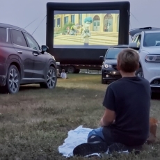 Saskatchewan Outdoor Pop Up Drive In Movie Theatre - Armed With Harmony & Cinema Under The Stars
